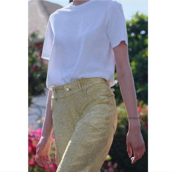 ❌️SOLD❌️SHINY PANTS ZW COLLECTION SIZE M - Picture 5 of 12